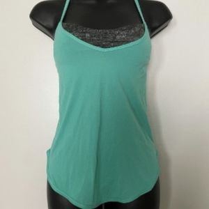 Lululemon Roll Out Tank Bali Breeze/ Jazzy Green. Size 10